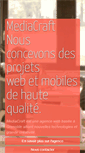 Mobile Screenshot of mediacraft.fr